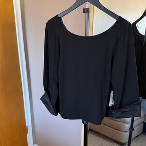 Jessica Howard Classic Black Blouse